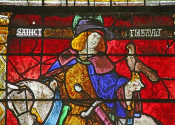 Window depicting Saint Thibault